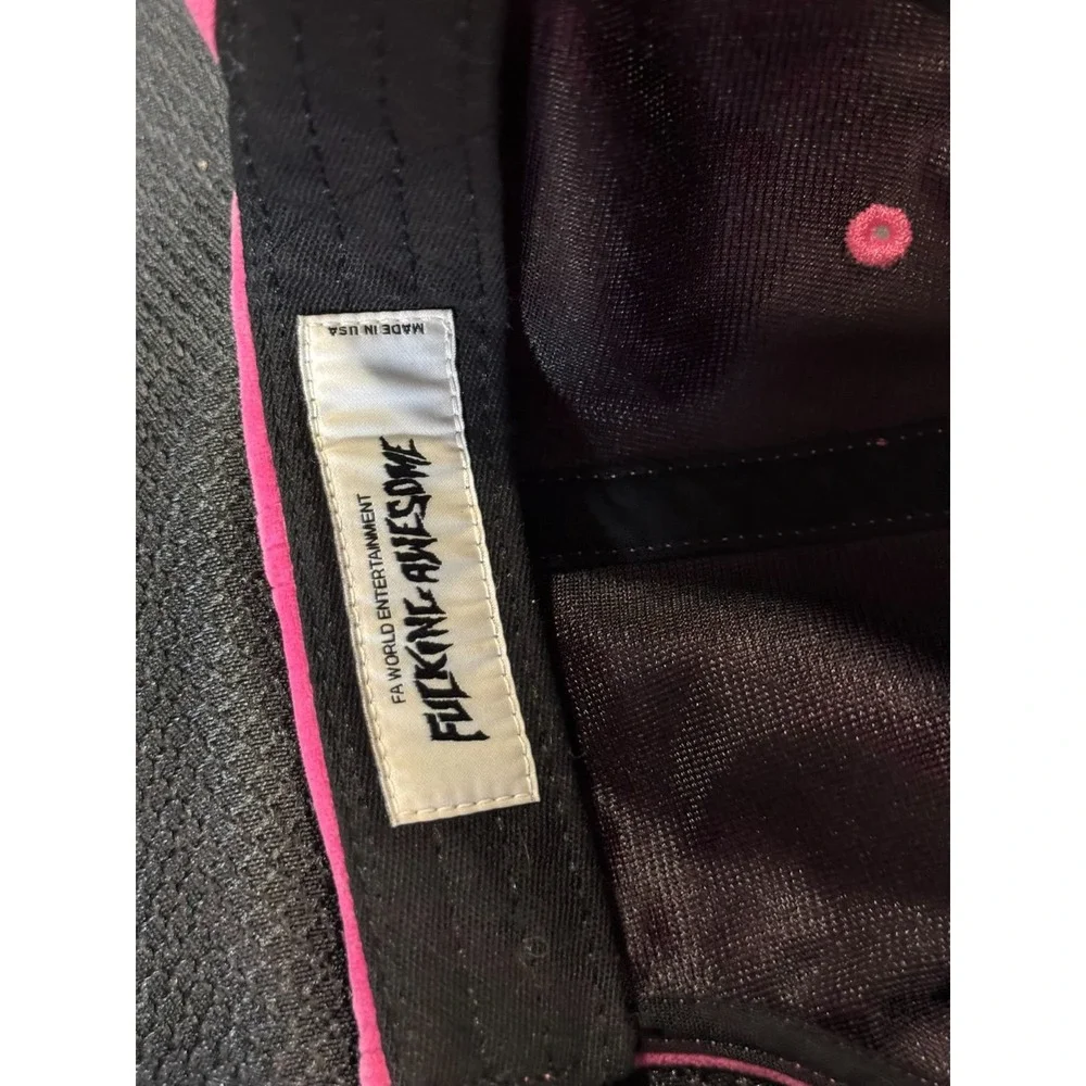 FA Entertainment Official Pink suede-look cap Cap.